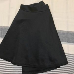 Black Mini Skater Skirt